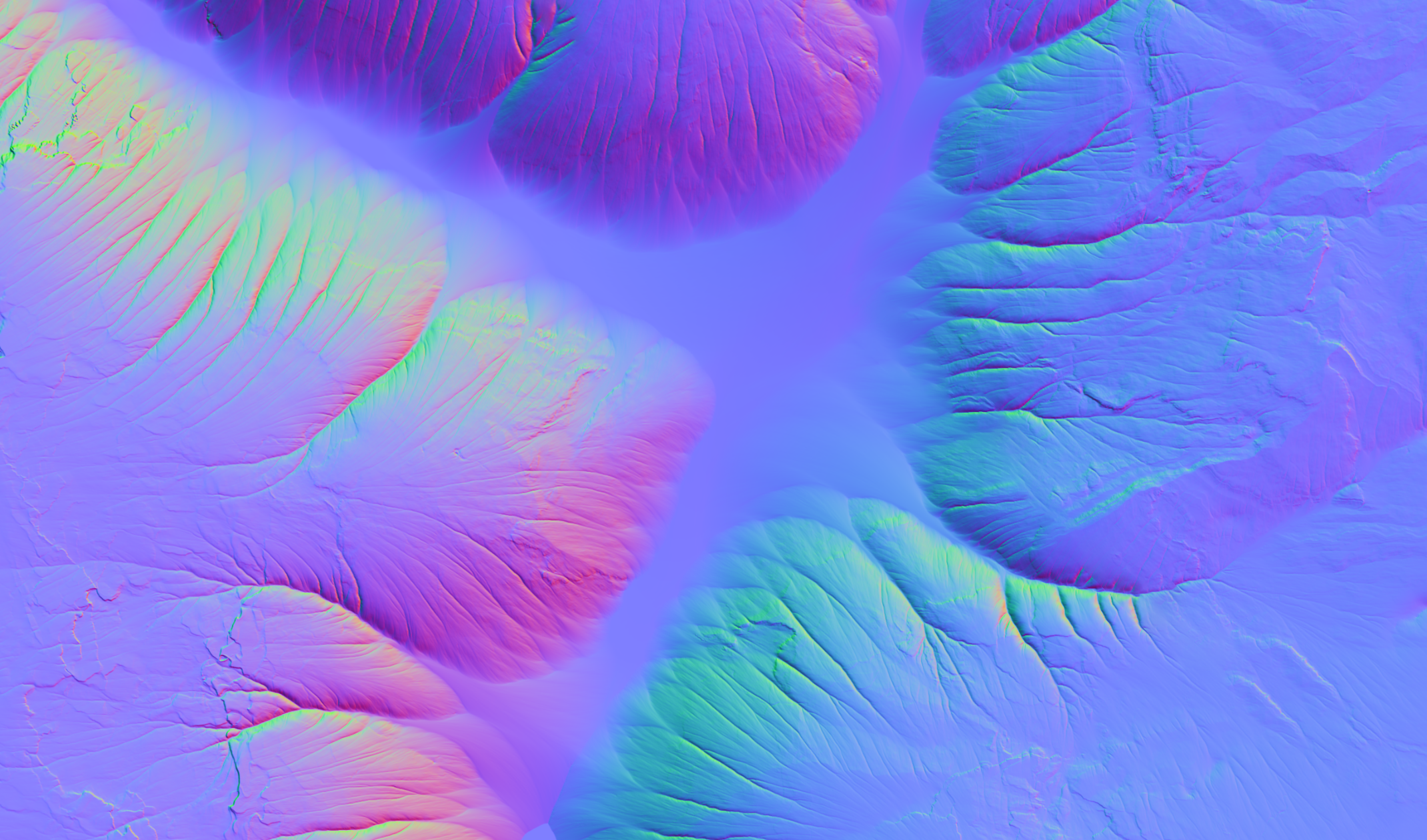 La Normal Map du terrain